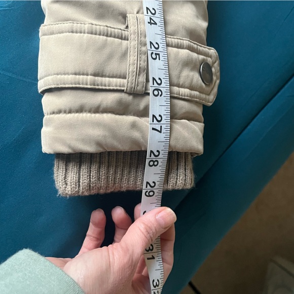 DKNY Beige Light Brown Parka Winter Coat - Picture 12 of 16